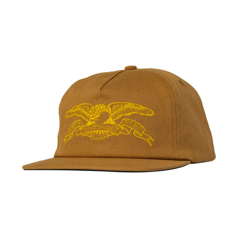 Anti Hero - Basic Eagle Snapback Hat (Brown/Charcoal)